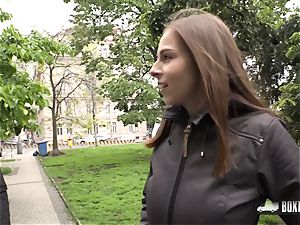 sexy Antonia Sainz enjoys having romp in public